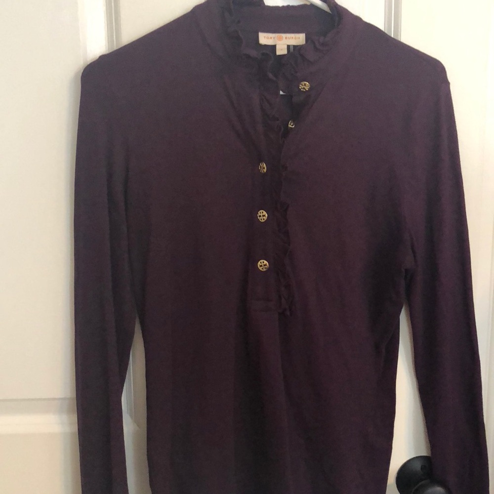 Tory Burch long sleeve polo